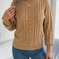 Blythe | Sweter z Warkoczowym Wzorem