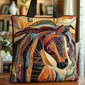 Danielle | Torba na zakupy z wielokolorowym motywem koni