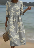 Sydney | Elegancka Retro Kwiatowa Sukienka