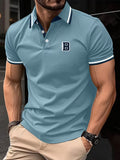Walker | Casual Koszulka Polo z Krótkim Rękawem