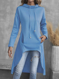 Tabitha | Bluza z kapturem z regulowanym ściągaczem