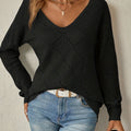 Camryn | Sweter z dekoltem w serek