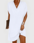 Brittany | Casual V-Neck Mini Dress
