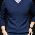 Hugh | Elegancki sweter w serek