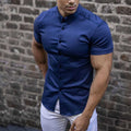 Blake | Koszula Slim Fit z Krótkim Rękawem