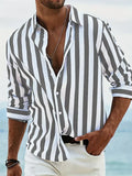 Bennett | Pasiasta Koszula Relaxed-Fit Casual