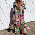 Rimmey | Elegancka Szeroka Sukienka Boho
