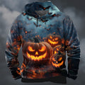 Barnaby | Bluza z kapturem z nadrukiem dyni Halloween