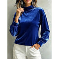 Clarice | Elegancka Bluzka z Mock Neck