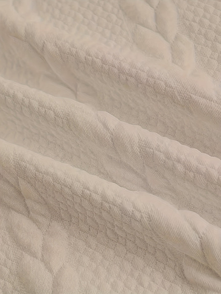 Merritt | Teksturowany Sweter z Wysokim Kołnierzem
