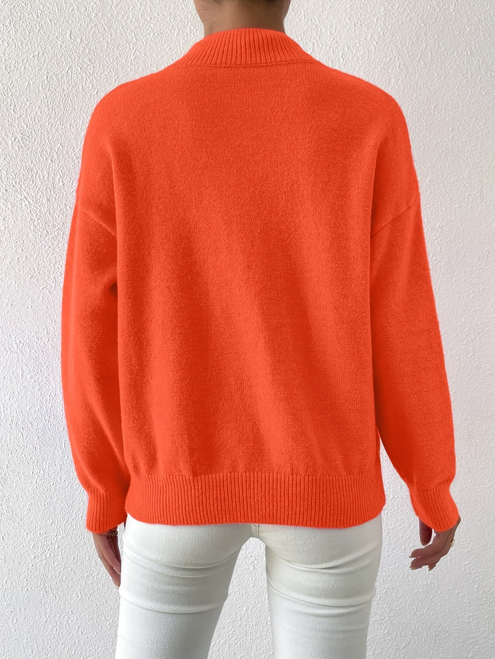 Lorelei | Wyrafinowany Sweter z Mock Neck