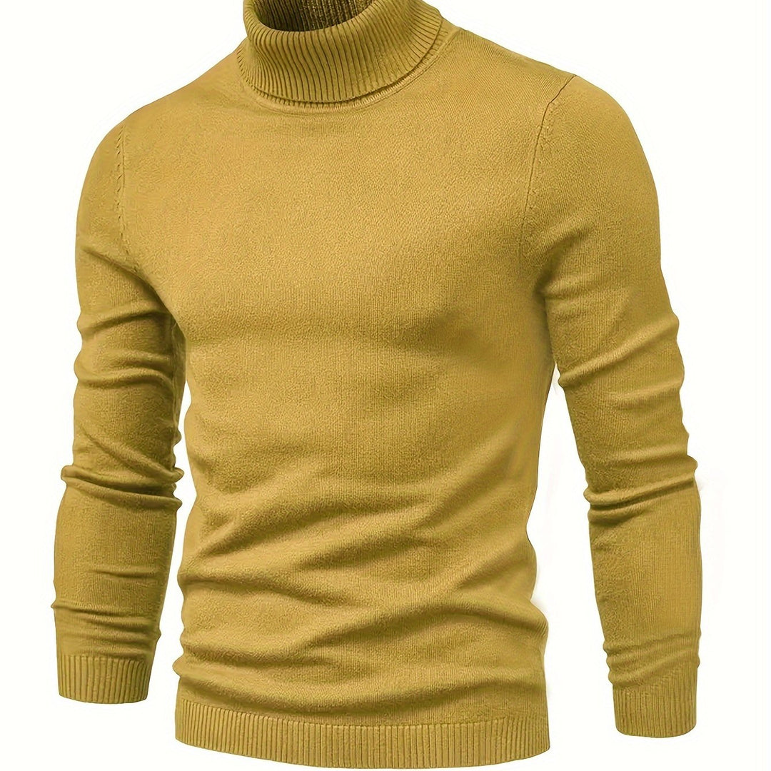 Malcolm | Klasyczny Sweter z Mock-Neck
