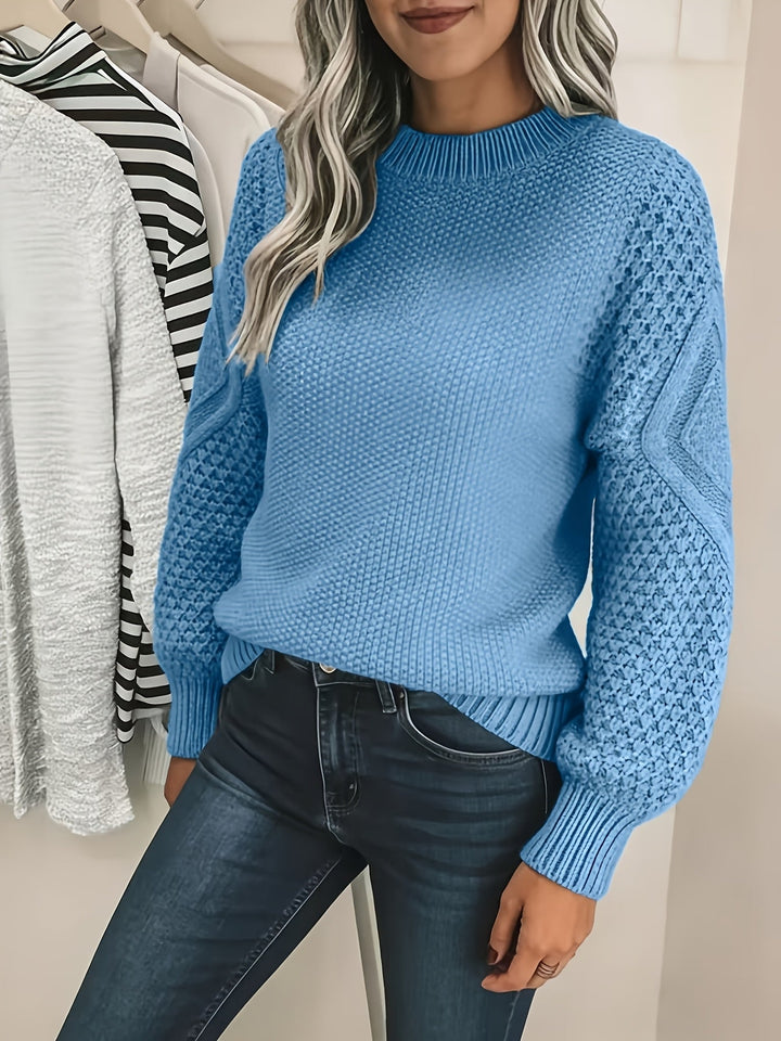 Bonnie | Przytulny Sweter z Lantern-Sleeve