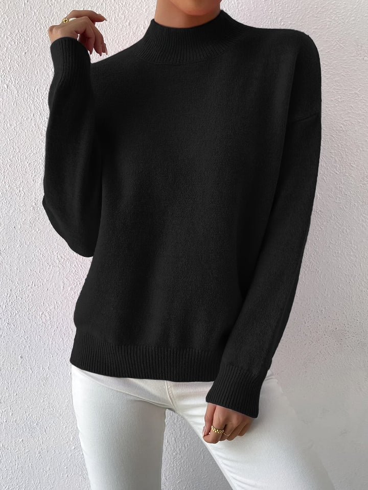 Lorelei | Wyrafinowany Sweter z Mock Neck
