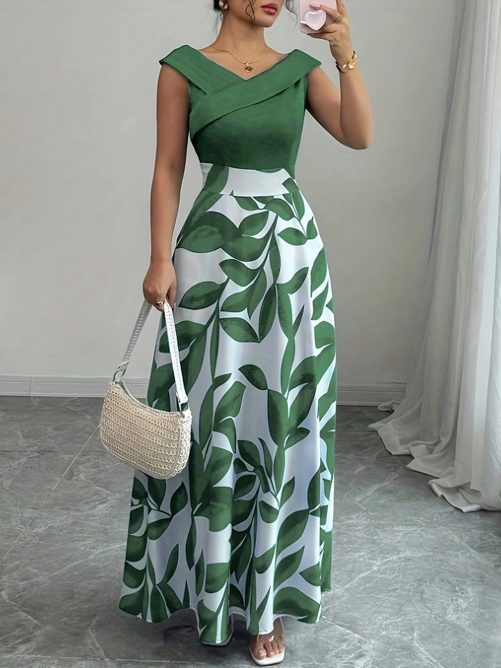 Lucille | Elegancka Kwiatowa Sukienka Maxi