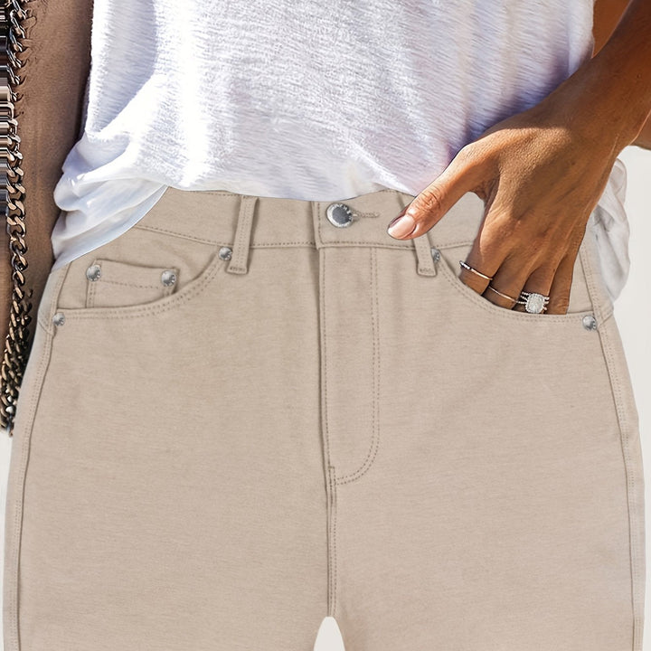 Joan | Jeansy Skinny z Wysokim Stanem