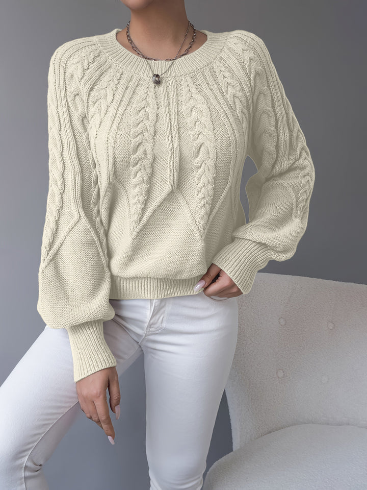 Elsie | Sweter z Warkoczykiem