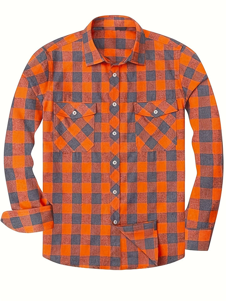 Miles | Klasyczna Koszula Flanelowa w Kratę