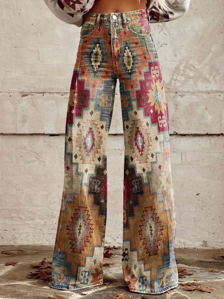 Leonora | Stylowe Retro Eleganckie Spodnie