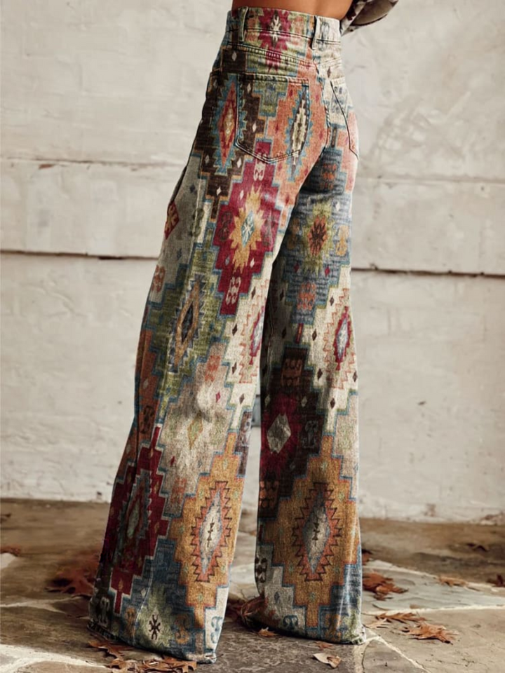 Leonora | Stylowe Retro Eleganckie Spodnie
