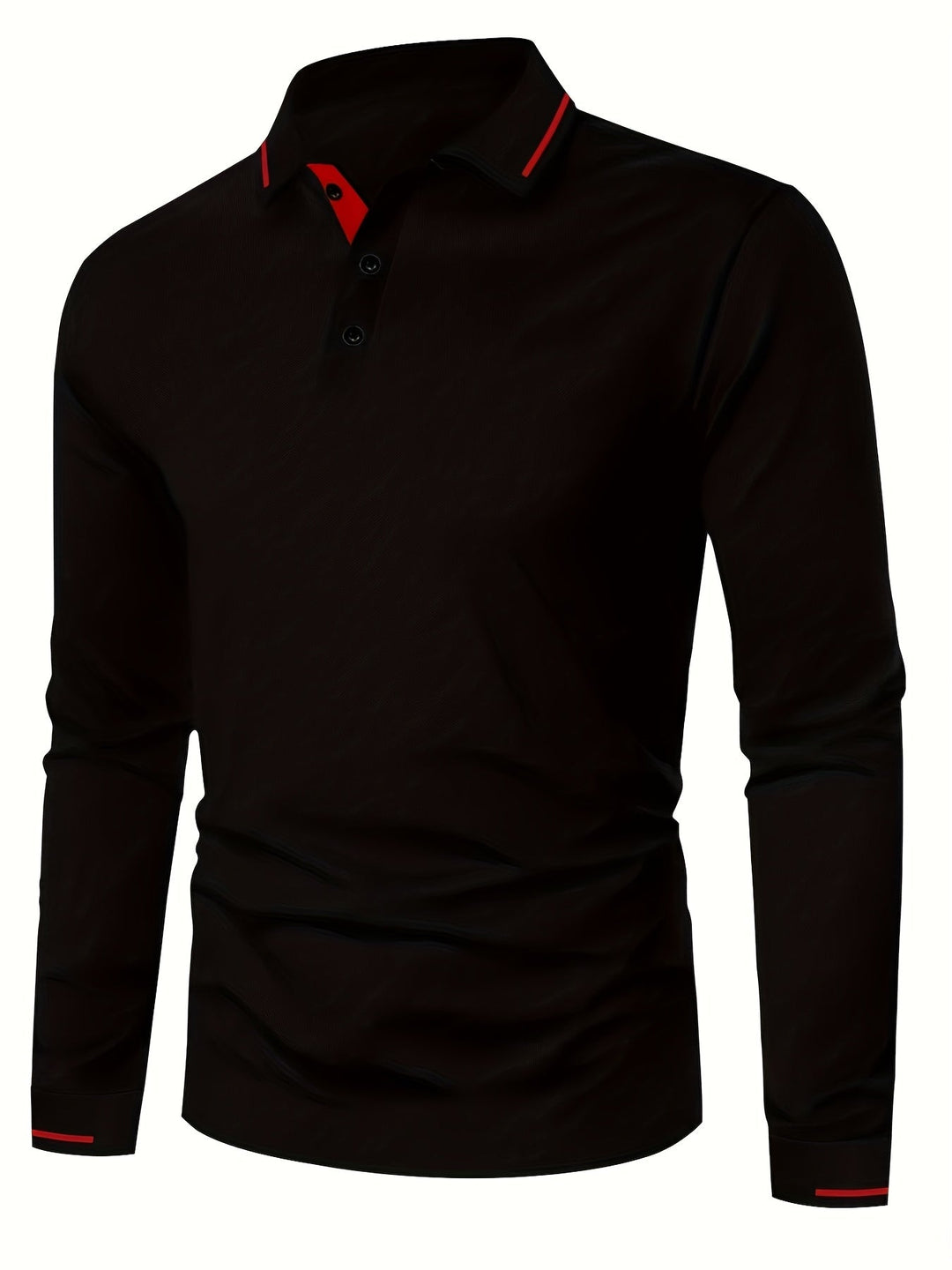 Dalton | Elegancka Koszula Polo z Długim Rękawem