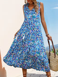 Delia | Luźna Boho Maxi Sukienka