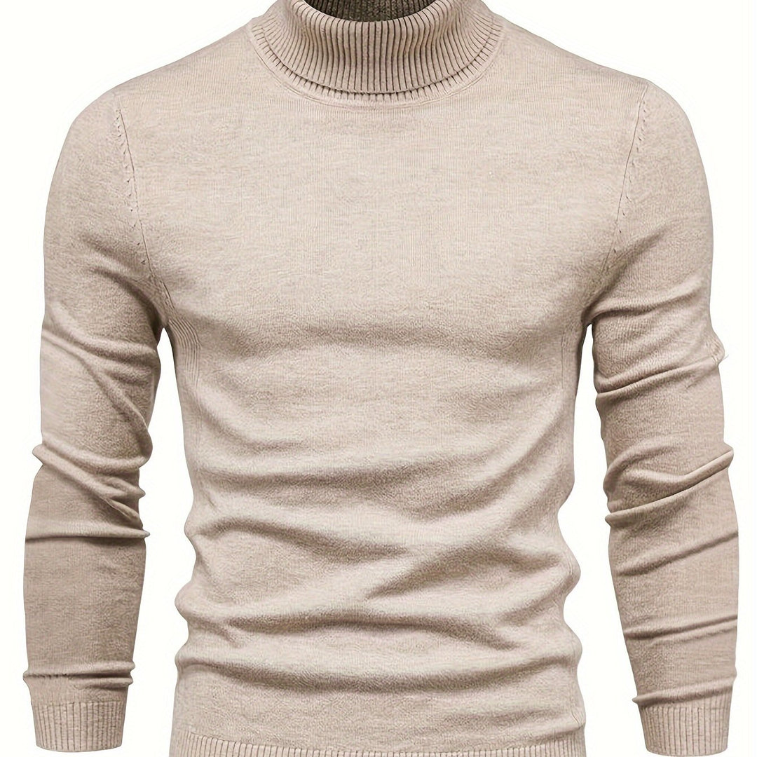 Malcolm | Klasyczny Sweter z Mock-Neck