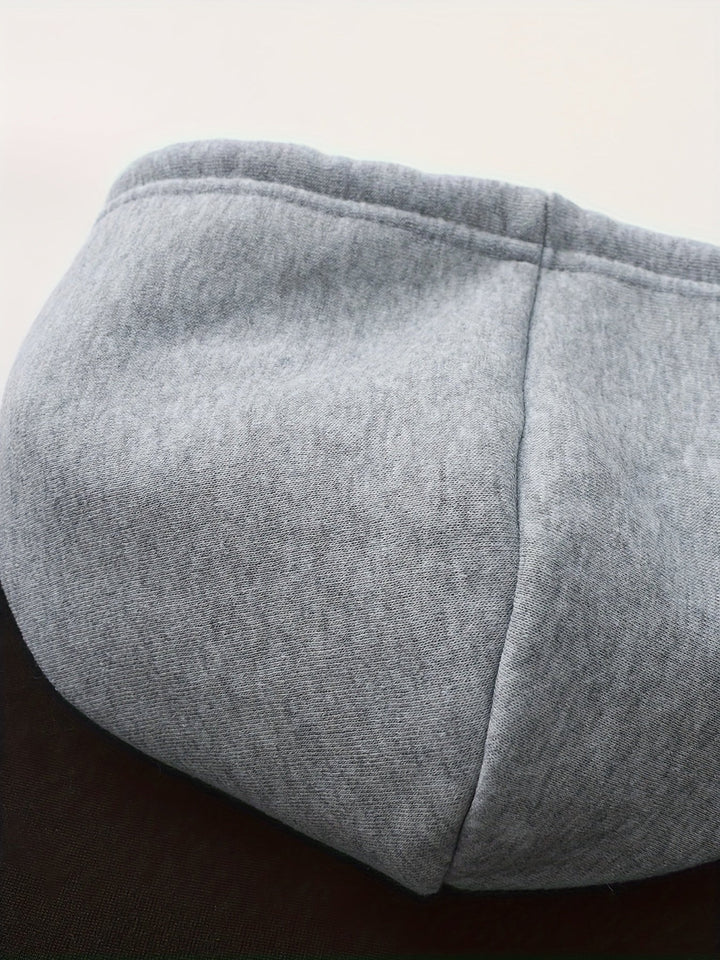 Cedric | Kolorowy Blokowany Hoodie na Zamek