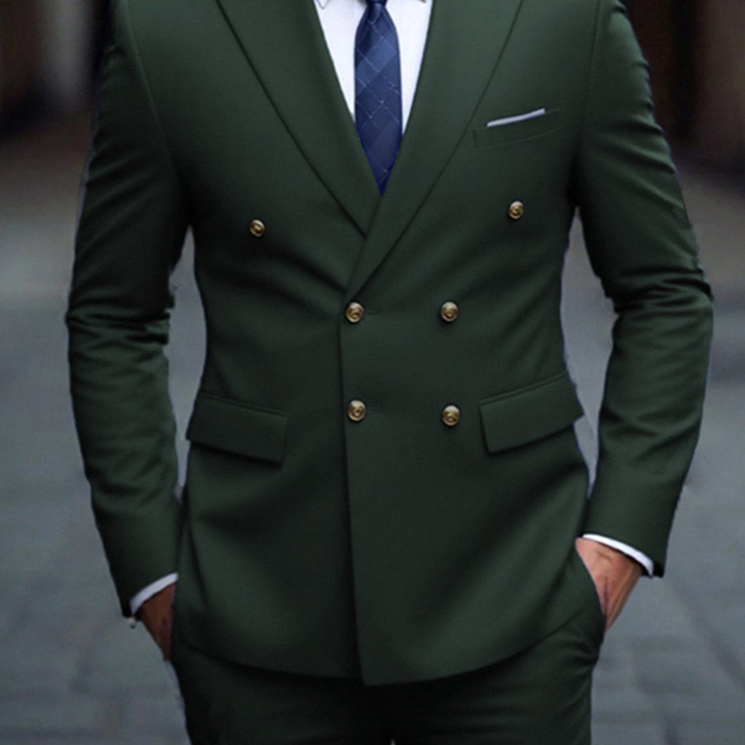 Julius | Dwurzędowy Garnitur Szyty na Miarę