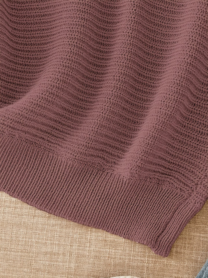 Lena | Luźny Sweter z Otworami