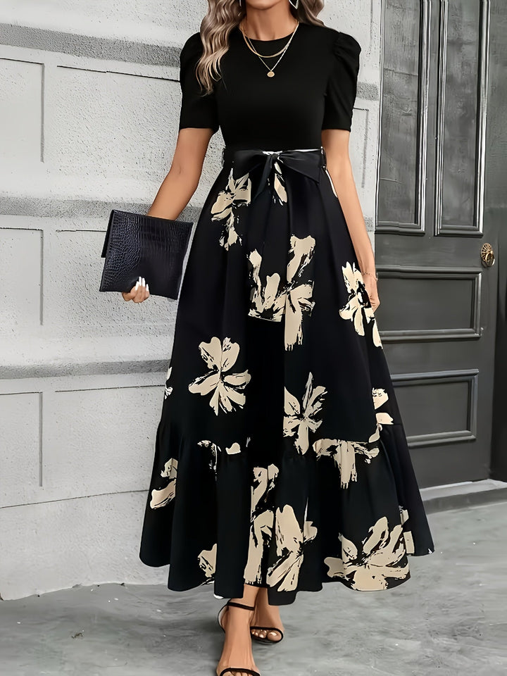 Felicity | Maxi Sukienka z Puff-Sleeve