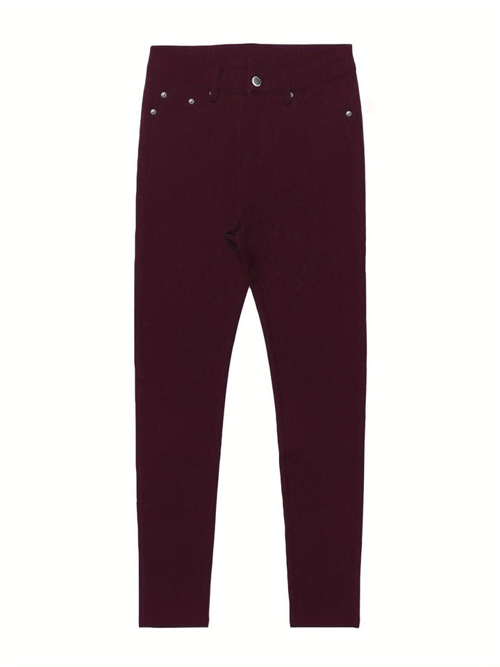 Joan | Jeansy Skinny z Wysokim Stanem
