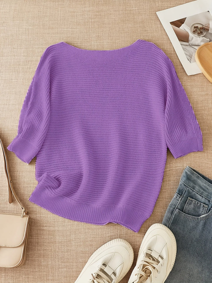 Lena | Luźny Sweter z Otworami