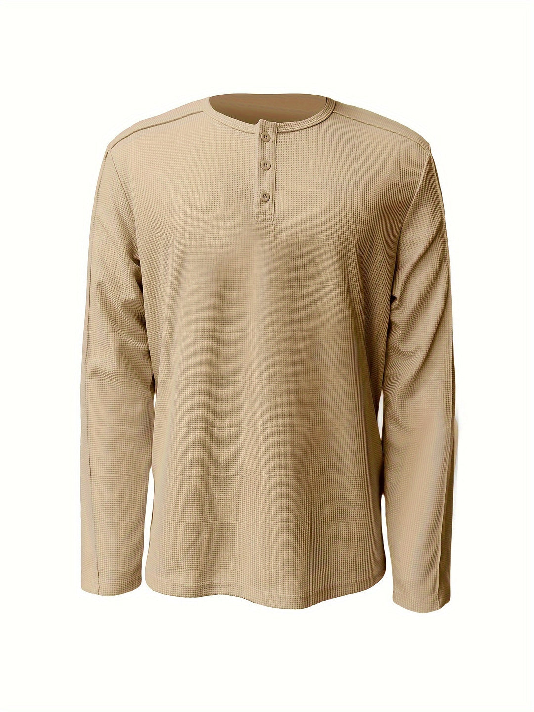 Carson | Teksturowany longsleeve Henley