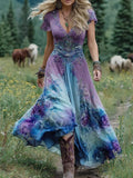 Natalie | Elegancka Kwiatowa Sukienka Maxi
