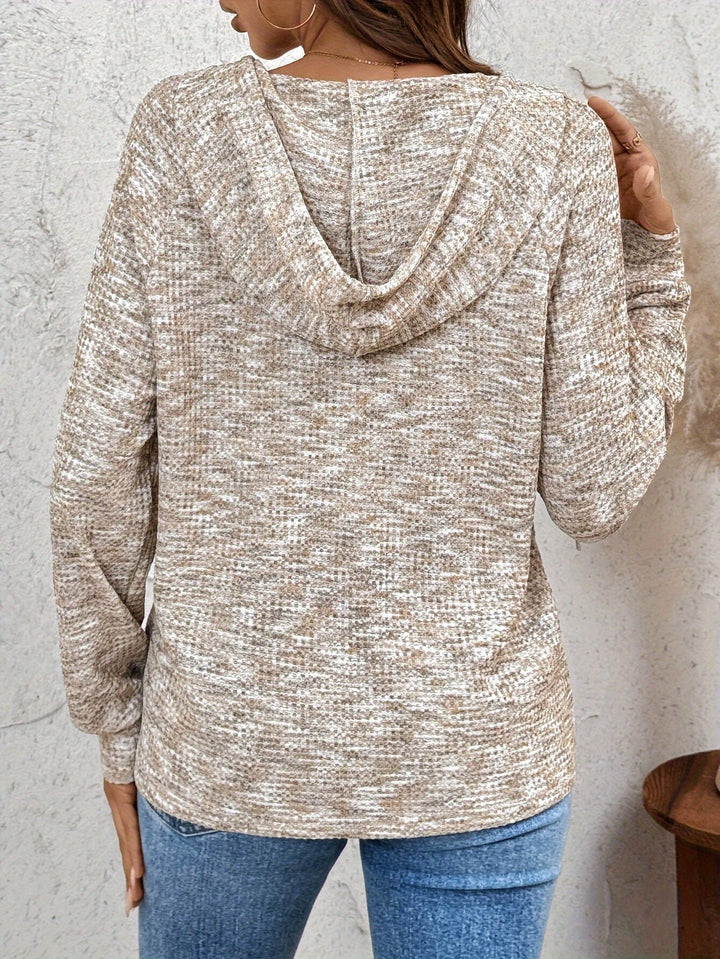 Verity | Bluza z kapturem zapinana na guziki