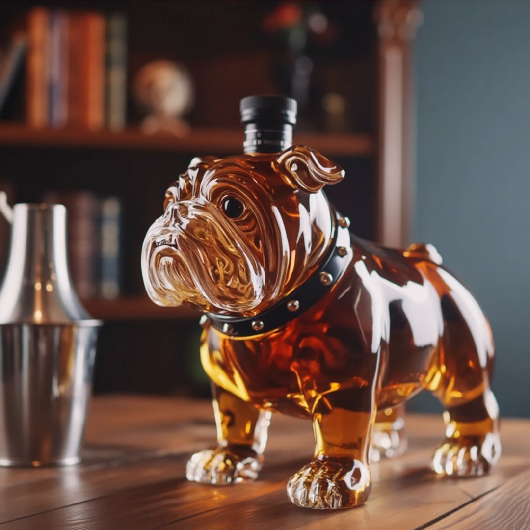 Frank | Butelka Whisky w Designie Buldoga