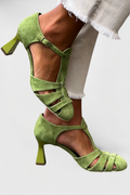 Brittany | Premium Vintage Strap Heels