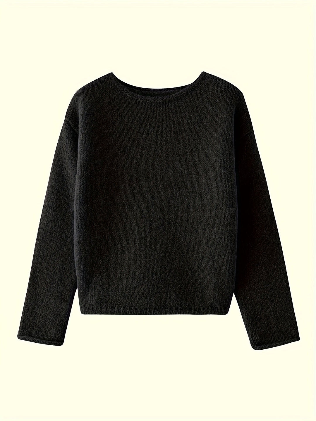 Noreen | Sweter z Luźnym Dekoltem