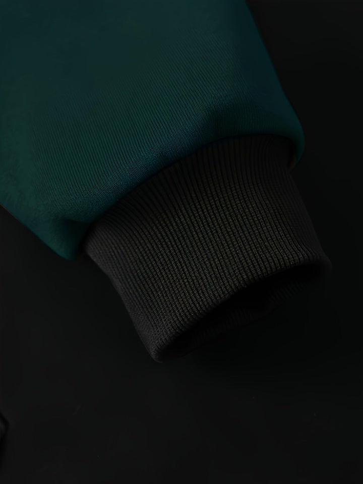 Cedric | Kolorowy Blokowany Hoodie na Zamek