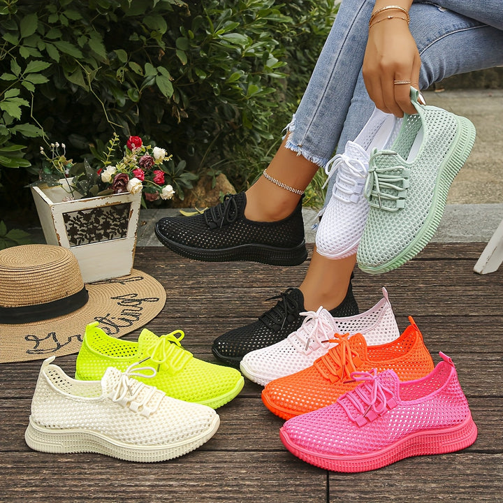Marina | Przewiewne Sneakersy na Sznurowadła