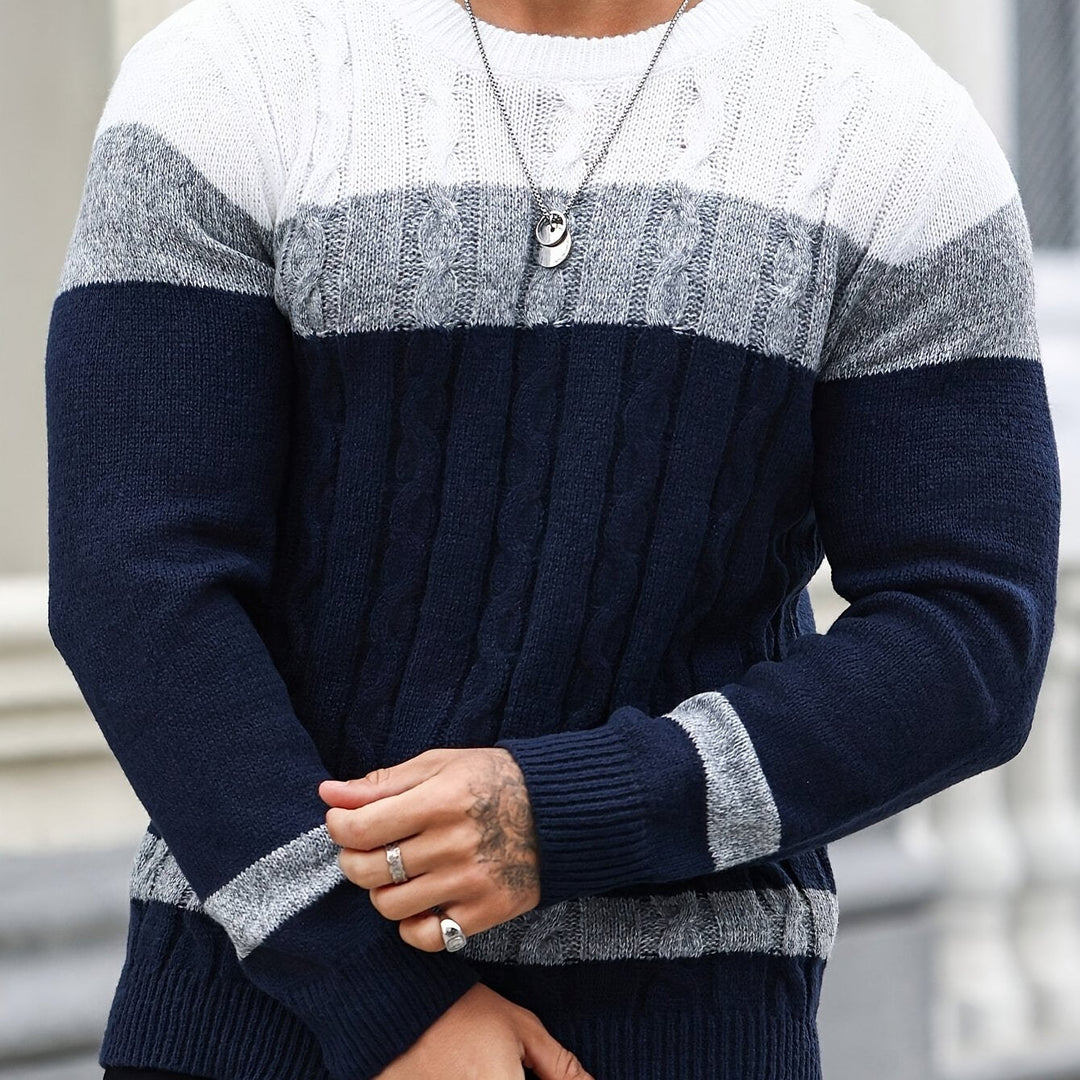 Nolan | Sweter z teksturowanym splotem