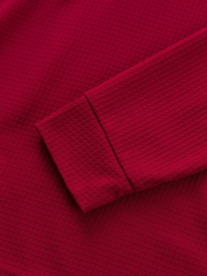 Curtis | Teksturowany longsleeve Henley