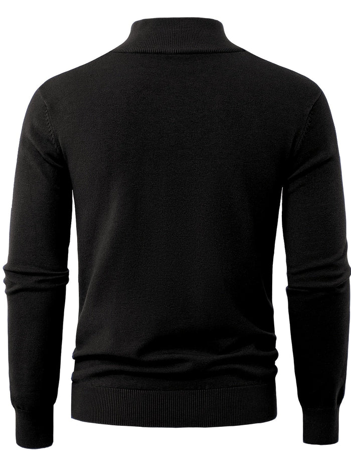 Everett | Elegancki Sweter z Wysokim Kołnierzem