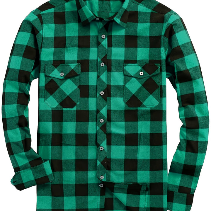 Miles | Klasyczna Koszula Flanelowa w Kratę