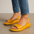Ava | Klasyczne Sandały Slingback z Otwartych Palcami