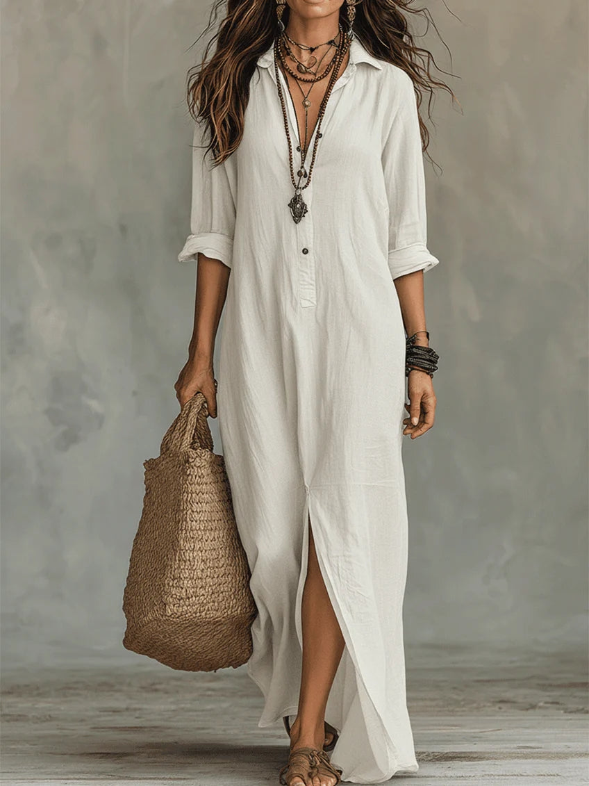 Shirley | Elegancka Sukienka Maxi w Flattering Silhouette