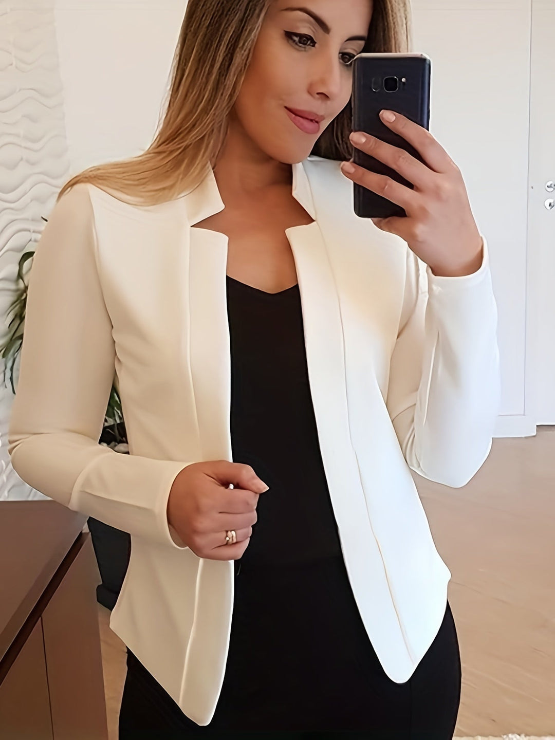 Kirsten | Otwarte Żakiet Dopasowany