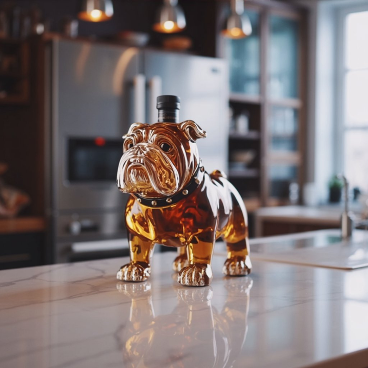 Frank | Butelka Whisky w Designie Buldoga