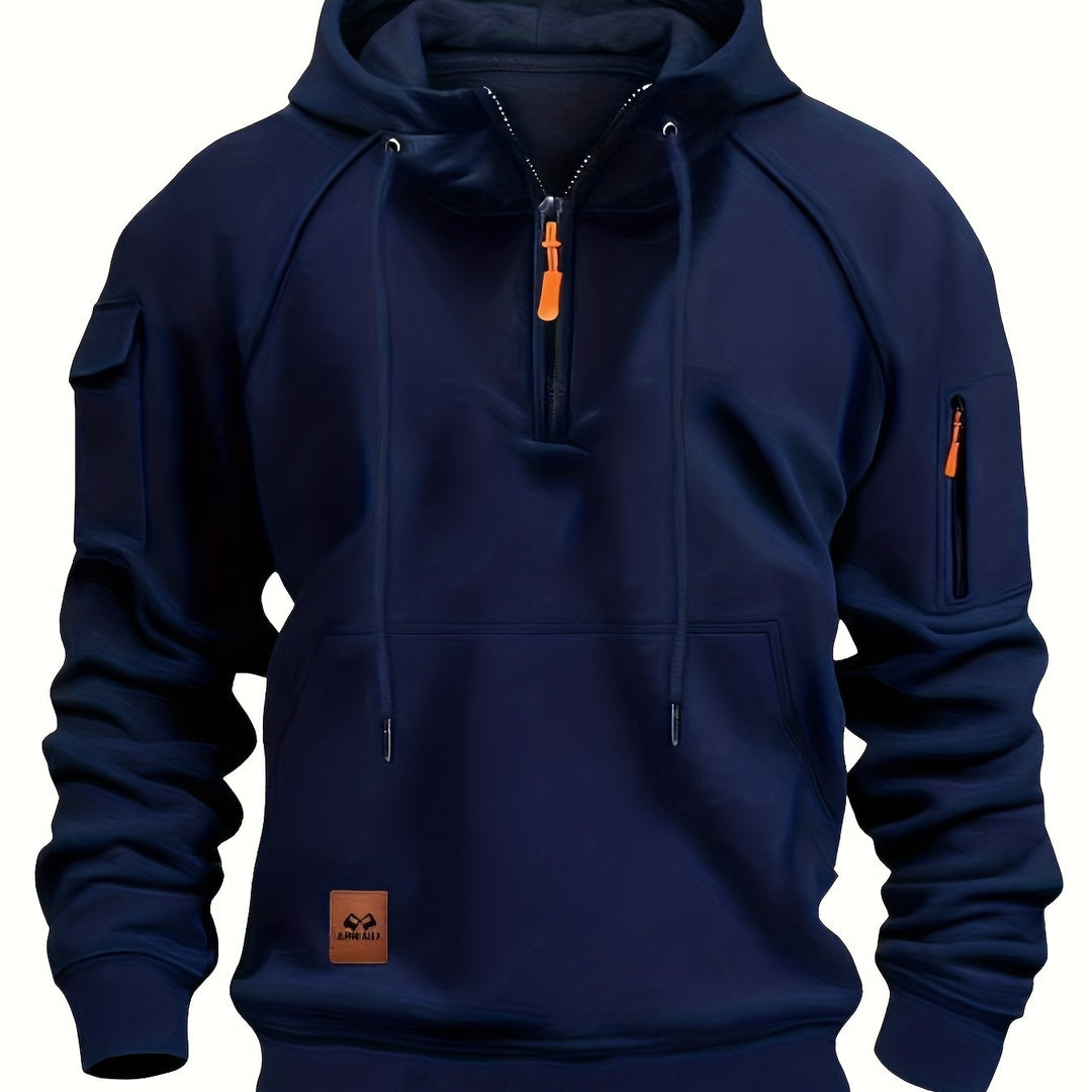 Rafferty | Hoodie z półzamkiem